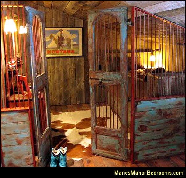 wild west bedroom ideas Old Western Cowboy Jail theme cowboys bedrooms