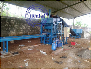 Mesin Batako dan Paving Block Hidrolik Semi Otomatis