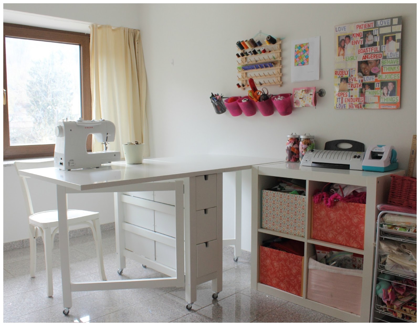 corner sewing table plans