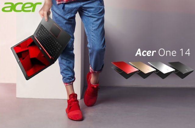 Harga Laptop Acer One 14 L1410 Tahun 2017 Lengkap Dengan Spesifikasi, Baterainya Tahan Lama