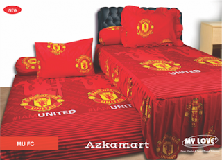 sprei my love duo sorong motif bola mu