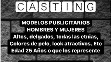 CASTING en CHILE: Se buscan MODELOS PUBLICITARIOS - HOMBRES / MUJERES de 25 años para catálogo de ropa