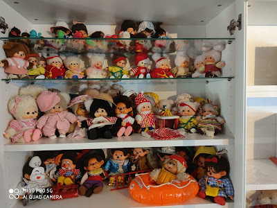 kiki monchhichi vintage collection rare