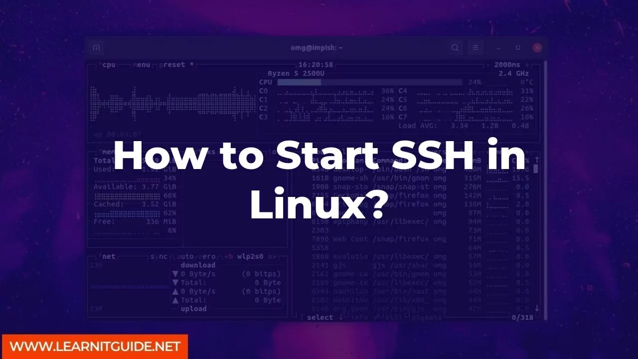 How to Start SSH in Linux