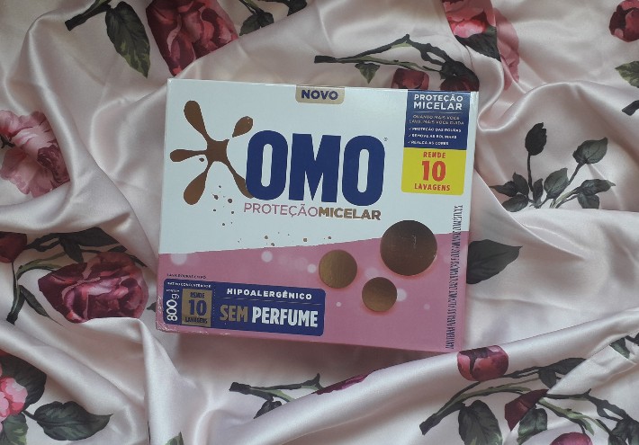 Recebidos: Omo proteção Micelar,sabão em pó hipoalergênico