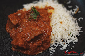 A serving of Beef Vindaloo at Spice Theory Restaurant. Photography by Kent Johnson for Street Fashion Sydney.