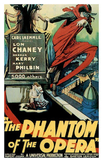 THE PHANTOM OF THE OPERA. Cartel One Sheet: 69 x 104 cms. Estados Unidos. EL FANTASMA DE LA ÓPERA. The Phantom of the Opera. 1925. Estados Unidos. Dirección: Rupert Julian. Reparto: Lon Chaney, Mary Philbin, Norman Kerry, Snitz Edwards, Gibson Gowland, Arthur Edmund Carewe, John St. Polis, Mary Fabian, Virginia Pearson.