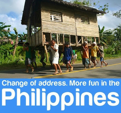 Change of Address. More Fun in the Philippines.