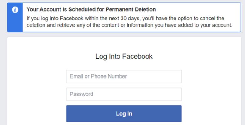 How to delete your facebook account