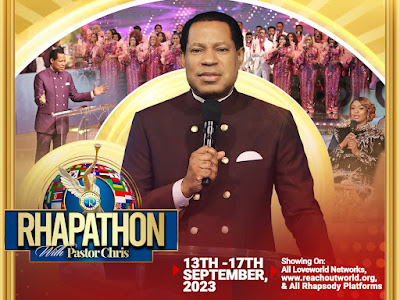 Rhapathon with  Pastor Chris; REGISTER NOW TO PARTICIPATE!!
