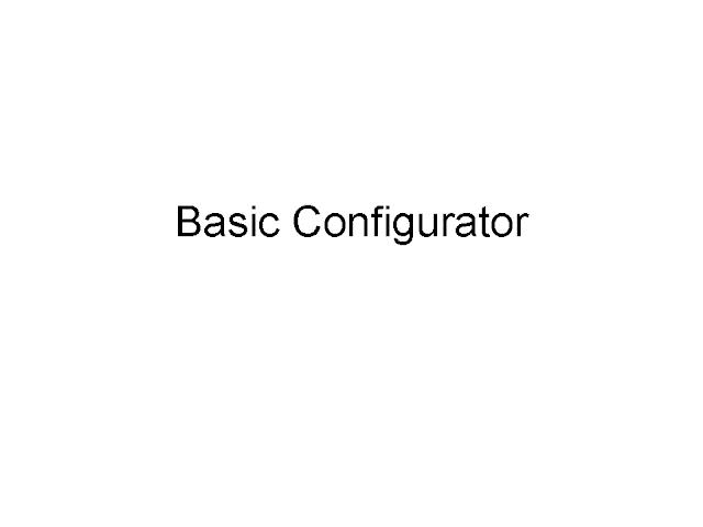 Basic Configurator