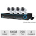 Buy Swann 4 Channel 960H DVR Surveillance System – 4x 700 TVL Camera, HDMI, 500GB HDD, USB. Smartphone & Tablet Viewing