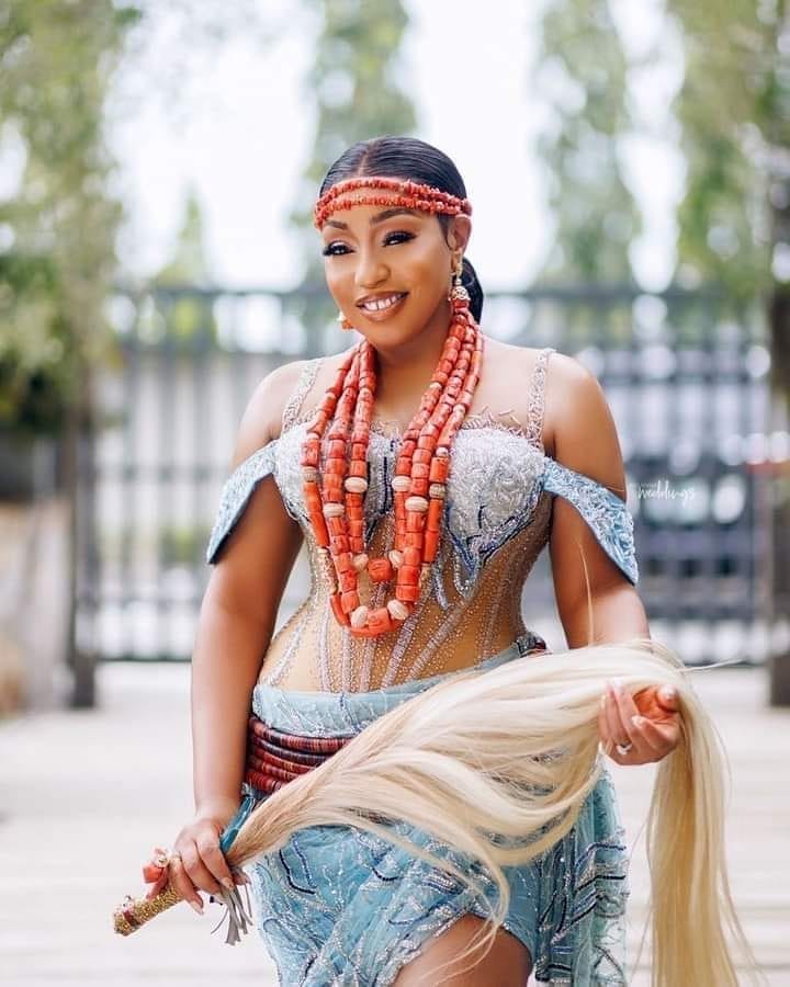 Photos and Videos from Actress,Rita Dominic's Traditional Wedding held Today at Imo State
