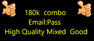 180k  combo Email:Pass High Quality Mixed  Good