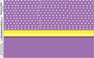 Purple and Gold Free Printable Candy Bar Labels.