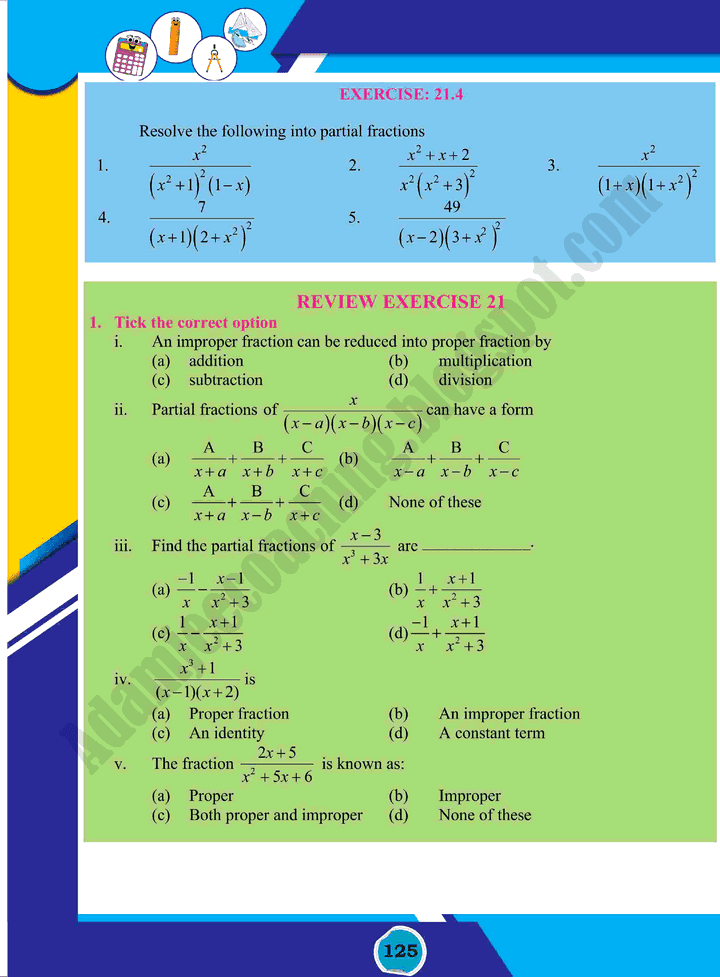 partial-fractions-mathematics-class-10th-text-book