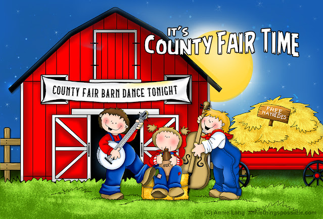 It's a Homemade County Fair with Annie Lang's Art because Annie Things Possible