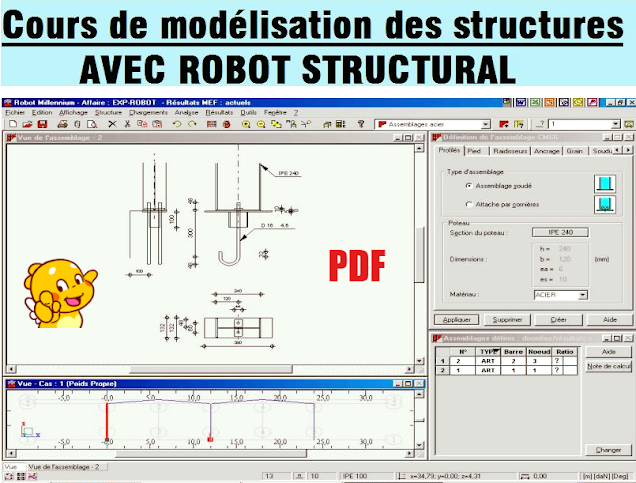 Modélisation Des Structures Avec Robot Structural