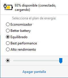 Sustituto perfecto para el indicador de batería de Windows