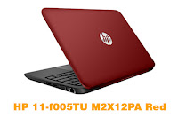 HARGA DAN SPESIFIKASI HP 11-f005TU Basic Notebook M2X12PA Red