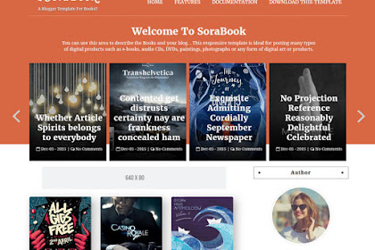 Sorabook Blogger Template