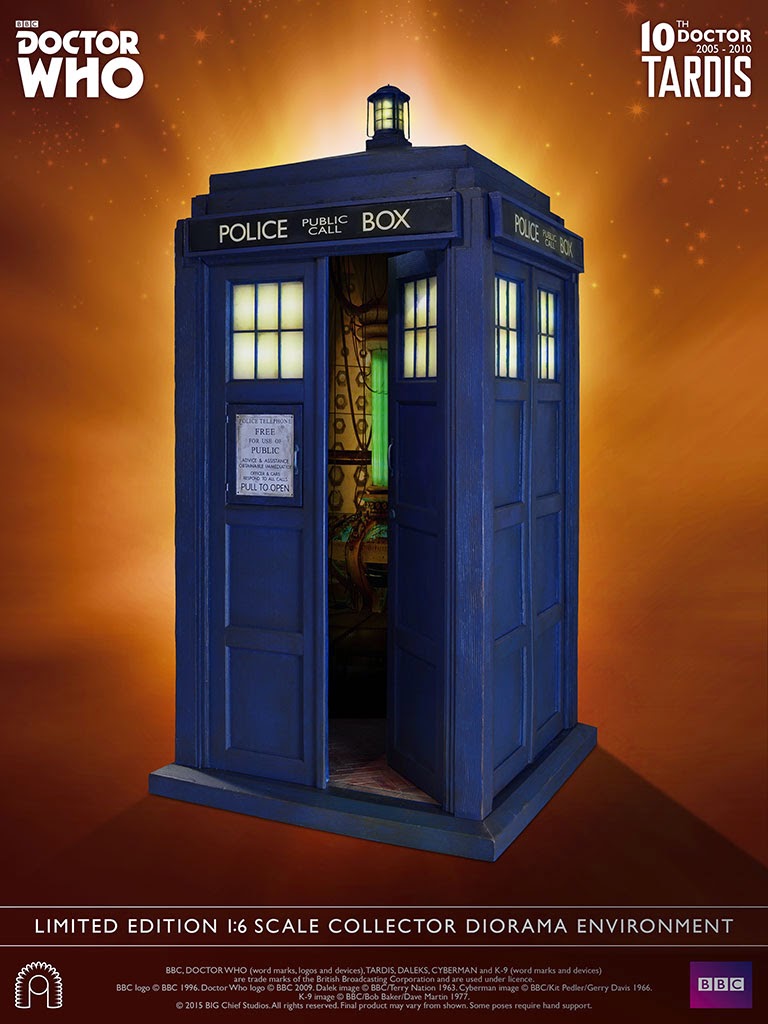 Pre Order 10th Doctor Tardis 1 6 Scale Figure Dioramas - doctor who the 5th 7th doctors tardis roblox