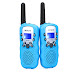 Retevis RT388 Walkie Talkie Rádios Lanterna LCD Recarregável de 8 canais - 1 par - Cor Azul