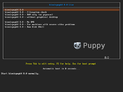 Puppy linux Boot