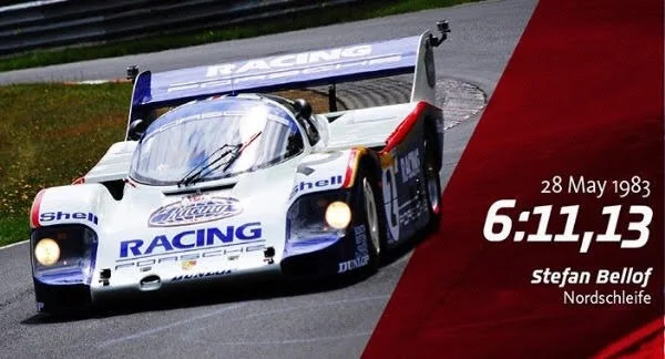 récord de Stefan Bellof Porsche 956 en Nürburgring Nordschleife