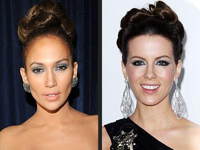 kate beckinsale hair updo