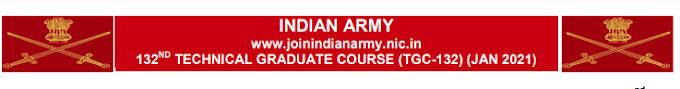Technical Graduate Course - 132 SSB Interview Notification
