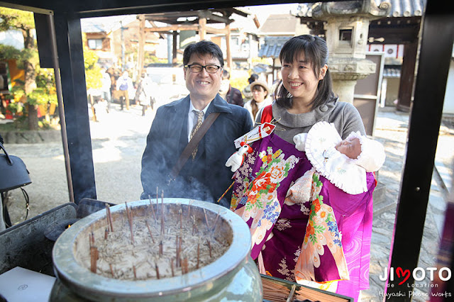 帯解寺でのお宮参り出張撮影