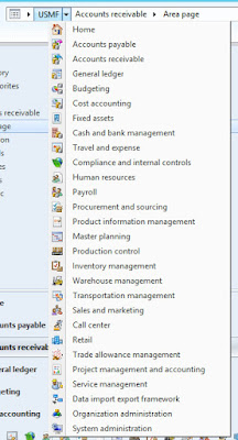 My list of modules. Please note that Payroll, Call center, Retail, and Service management are all listed.