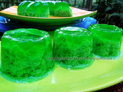 Resep Puding Lumut Pandan