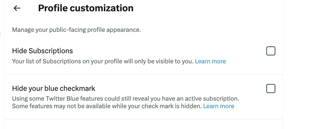 يمكن لمشتركي Twitter Blue الآن التخفي كيفية إخفاء القراد الأزرق