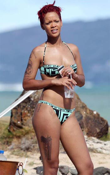 Rihannas Tattoos