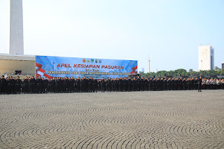 Kapolda dan Wakapolda Metro Jaya Tinjau Kesiapan Pengamanan May Day 2025 di Monas