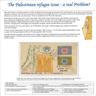 Lawrence Fisher: The Palestinian refugee issue