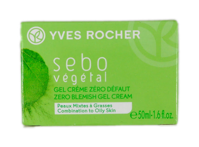 YVES ROCHER   Sebo Végétal Gel Crème Zéro Défaut - Peaux mixtes a grasses