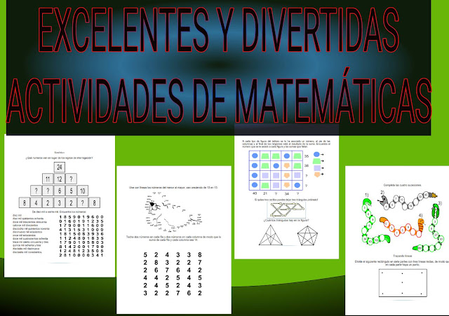 EXCELENTES ACTIVIDADES DIDÁCTICAS DE MATEMÁTICAS