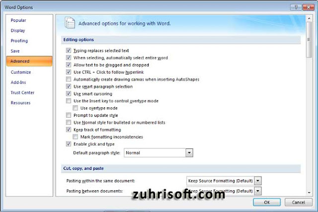 Beberapa hal yang perlu disetting setelah Install Microsoft Office 2007