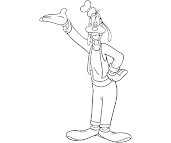 #6 Goofy Coloring Page