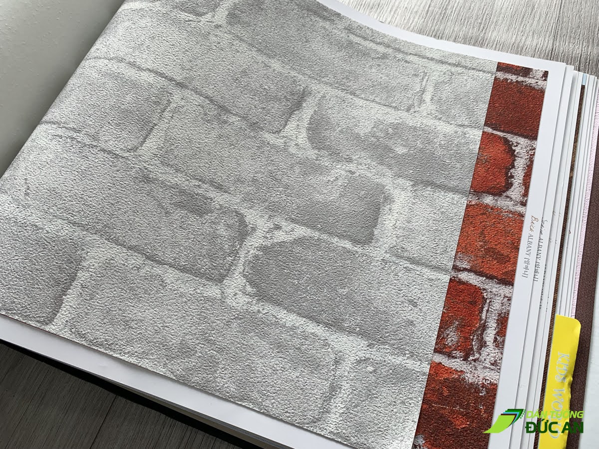 giấy dán tường giả gạch