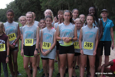 2018 Swift Creek Girls' Cross-Country Team