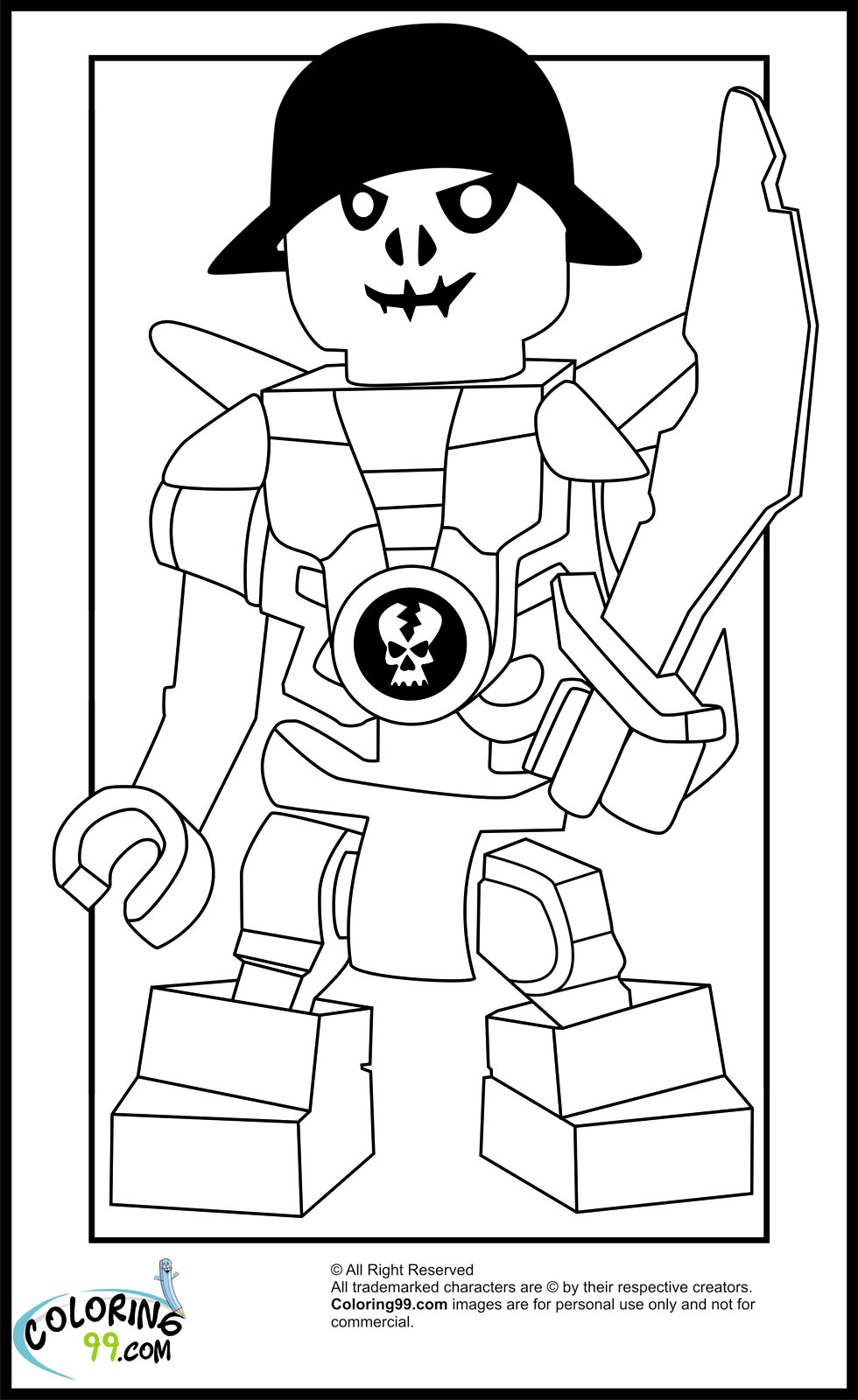 LEGO Ninjago Skulkin Coloring Pages