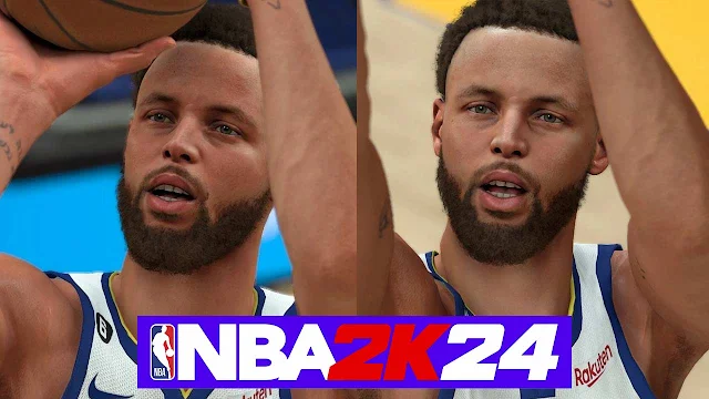 NBA 2K24 Stephen Curry Cyberface & Body Update