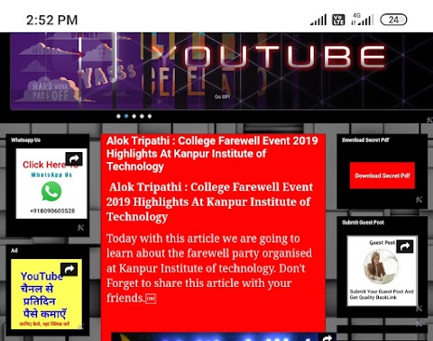 ALOK TRIPATHI: Alok Tripathi : College Farewell Event 2019 Highlights