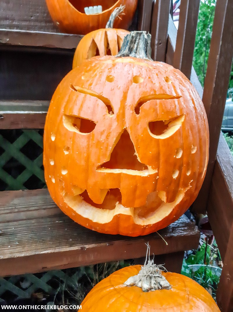 pumpkin carving | On The Creek Blog // www.onthecreekblog.com