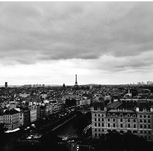Paris black and white photography 