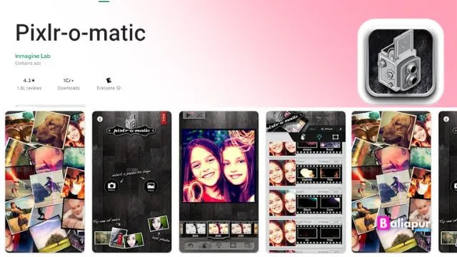 Pixlr-o-matic App फोटो एडिटिंग ऐप डाउनलोड